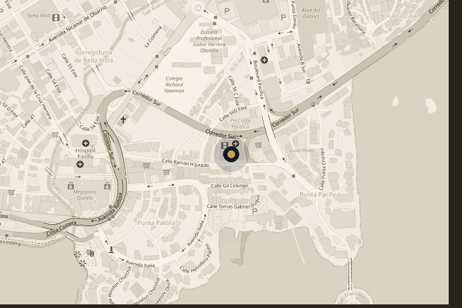 Mapa: Mister Cut en Pacific Center, Punta Pacífica, Ciudad de Panamá